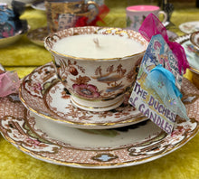 Load image into Gallery viewer, Victorian Antique wild Stanley English Teacup Soy Scented Candle