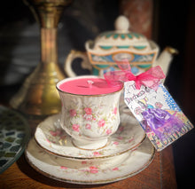 Load image into Gallery viewer, Best Selling Paragon ‘Victoriana Rose’ Teacup Soy Cup Candle