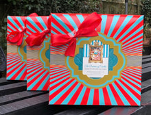 Load image into Gallery viewer, Beautiful Royal Grafton Blue & White scalloped Scented Soy Teacup Trio