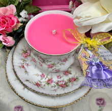 Load image into Gallery viewer, Best Selling Paragon ‘Victoriana Rose’ Teacup Soy Cup Candle