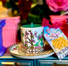 Load image into Gallery viewer, Beautiful 1920s Art Nouveau ‘Indian Tree’ Coffee Cup Scented Soy Candle