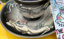 Load image into Gallery viewer, Beautiful Black Japanese ‘Dragonware’ Soy Candle