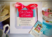 Load image into Gallery viewer, Beautiful 1950s ‘Colclough’ Scrolls & flowers Teacup Trio Scented Soy Candle