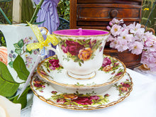 Load image into Gallery viewer, Royal Albert Teacup Trio Set - Old Country Roses