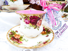 Load image into Gallery viewer, Royal Albert Coffee cup & saucer - Old Country Roses