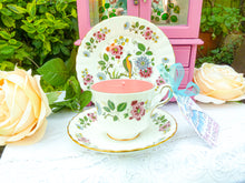 Load image into Gallery viewer, Vintage Royal Stafford Teacup Trio Bird of Paradise Design