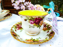 Load image into Gallery viewer, Royal Albert Teacup & Saucer Old Country Roses