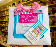 Load image into Gallery viewer, Vintage ‘Duchess’ Pink Roses Teacup Scented Soy Candle trio set