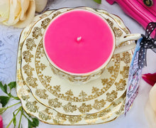 Load image into Gallery viewer, Exquisite Royal Albert Gold Chintz Fleur de Lys Teacup Trio