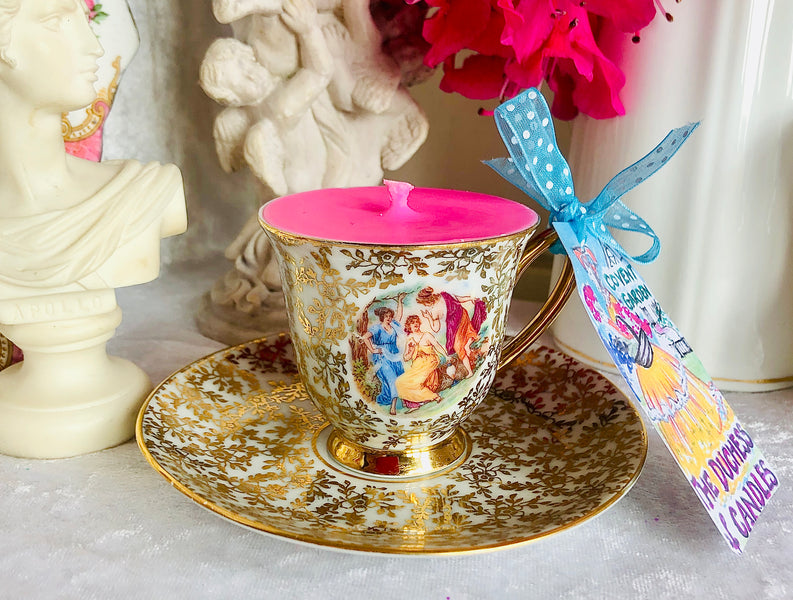The Classics -Historical Classical Figures on  Gold Chintz