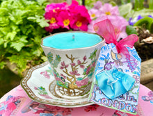 Load image into Gallery viewer, Elegant Coalport Indian Tree Tea cup Soy Scented candle
