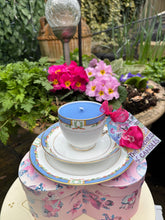 Load image into Gallery viewer, 1927 Royal Albert ‘Orient Express’ Teacup Trio Soy Scented Candle
