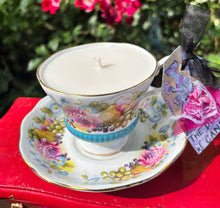 Load image into Gallery viewer, Stunning Royal Albert Cabinet Cup English scented soy teacup candle
