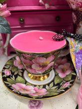 Load image into Gallery viewer, Stunning Royal Albert Provincial Flowers Prairie Rose scented Soy teacup
