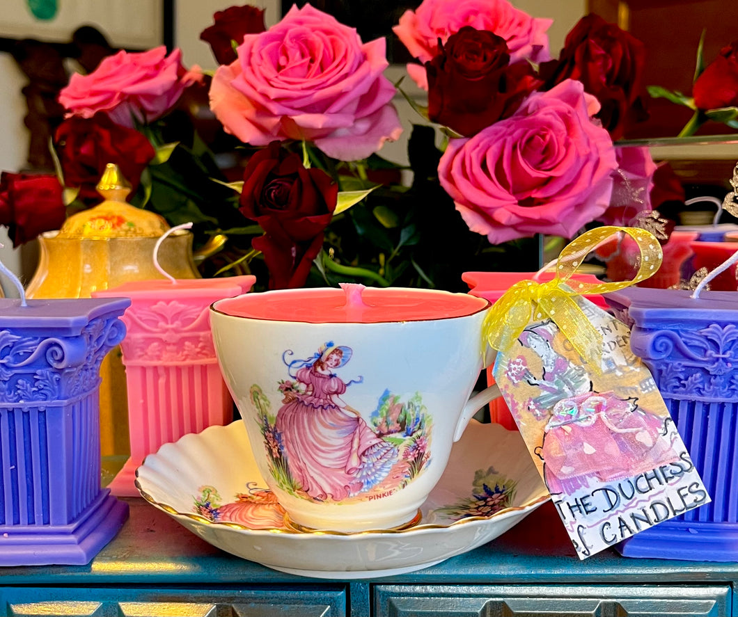 Miss Pinkie by Dorchester Teacup Soy Candle