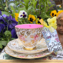 Load image into Gallery viewer, Beautiful Royal Start Dubarry Scented Soy Wax Teacup trio
