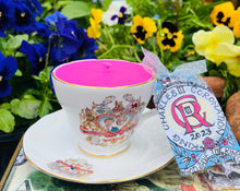 Load image into Gallery viewer, Beautiful Royal ‘Charles &amp; Diana ‘ Teacup Scented Soy Candle
