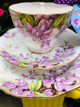 Load image into Gallery viewer, Royal Standard ‘ Wisteria’ Soy scented teacup Candle  trio set

