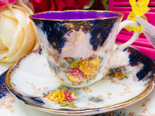 Load image into Gallery viewer, Royal Albert Teaset Trio - Set Imari with Yellow &amp; Pink flowers

