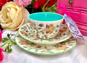 Minton Teacup Trio - Set Haddon Hall