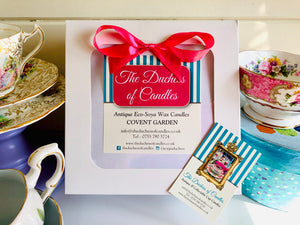 Old Royal 'Blue Roses' Teacup Trio
