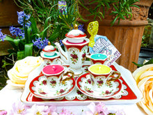 Load image into Gallery viewer, Regal Miniature Teaset on tray
