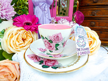 Royal Stuart Teacup Trio - Set baby pinks roses