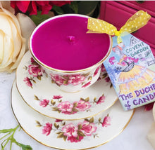 Load image into Gallery viewer, Vintage Royal Kent Queen Anne Blossom Teacup Scented Soy Candle

