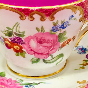 Stunning Collectors ‘Aynsley’ Pink and Floral Coffee cup Scented Soy Candle